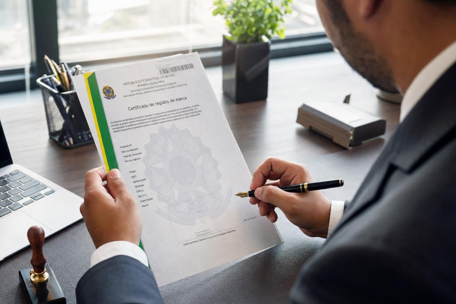 Trademark registration paperwork in Brazil