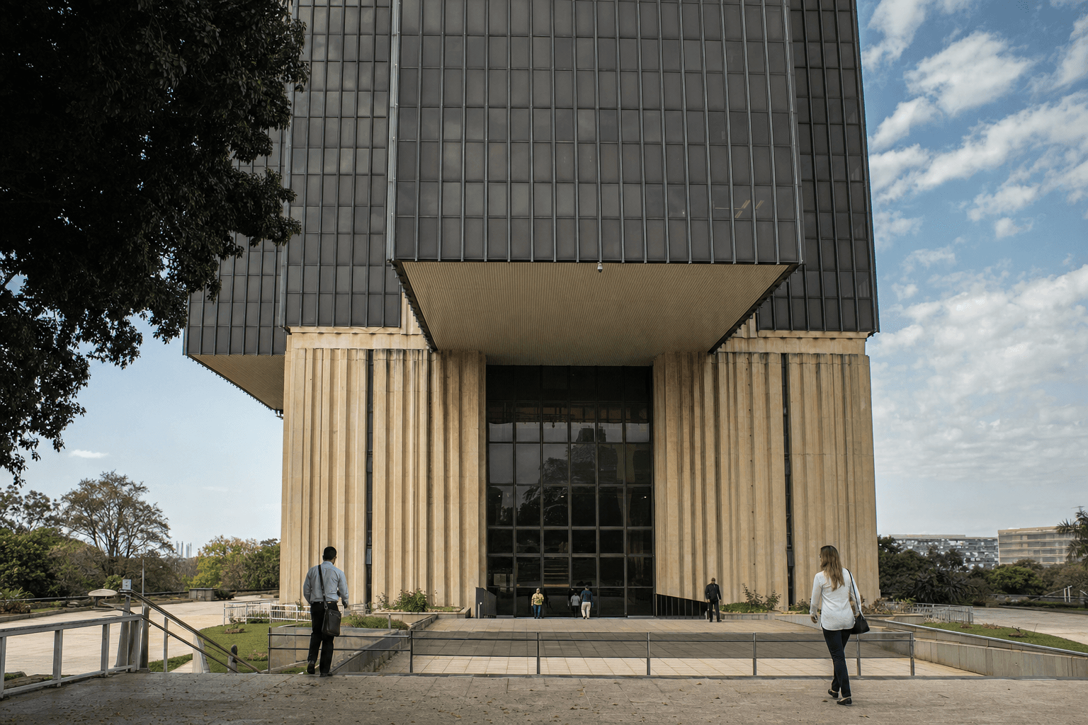 Exterior of Brazil’s Central Bank headquarters in Brasília