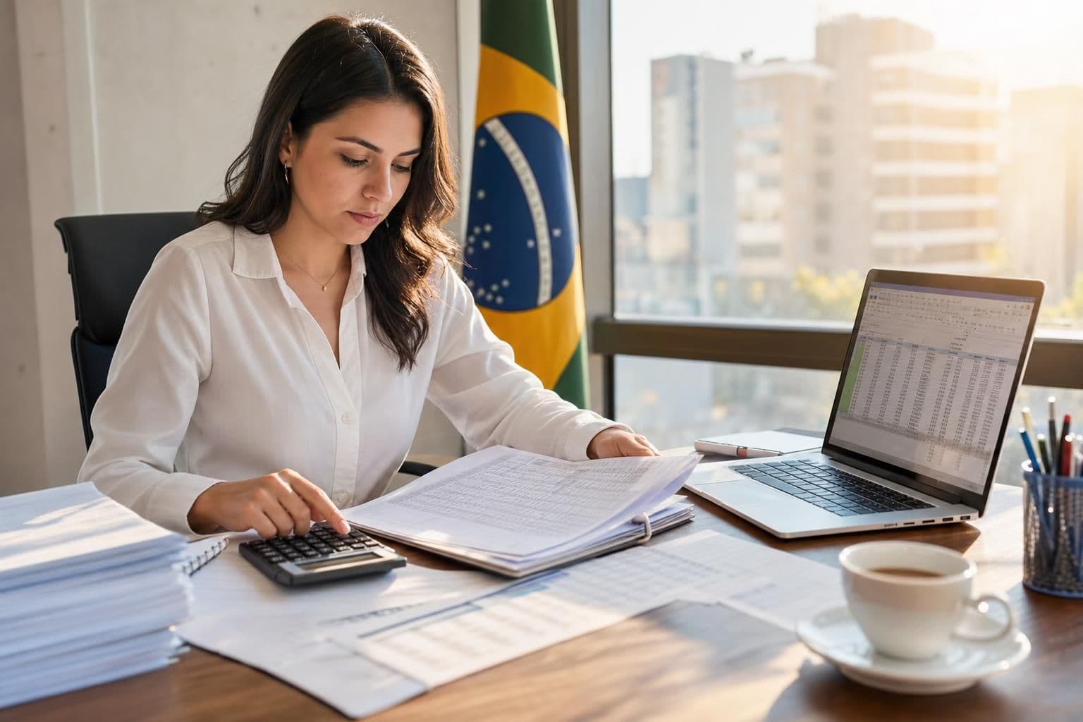 Professional accountant working in Brazil